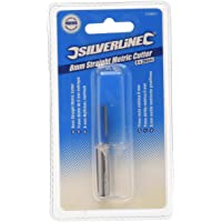 Silverline 249857 - Fresa recta métrica 8 mm (8 x 20 mm)